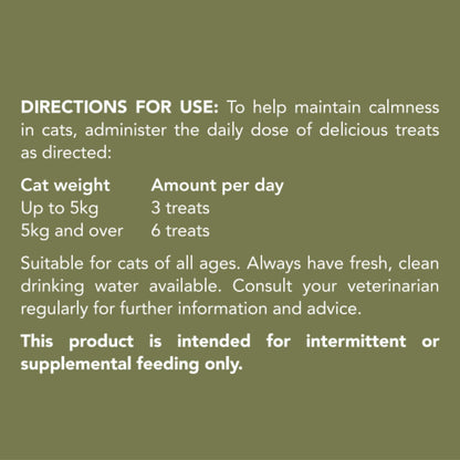 Directions for use text on a green background