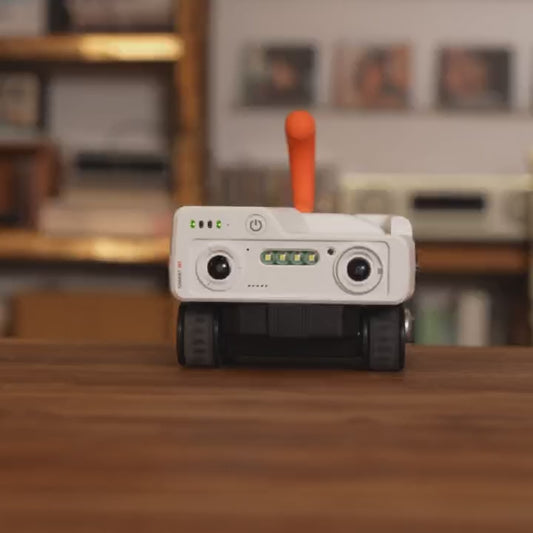 PICKFUN A3 Pet Robot demonstration video showing interactive play with pets